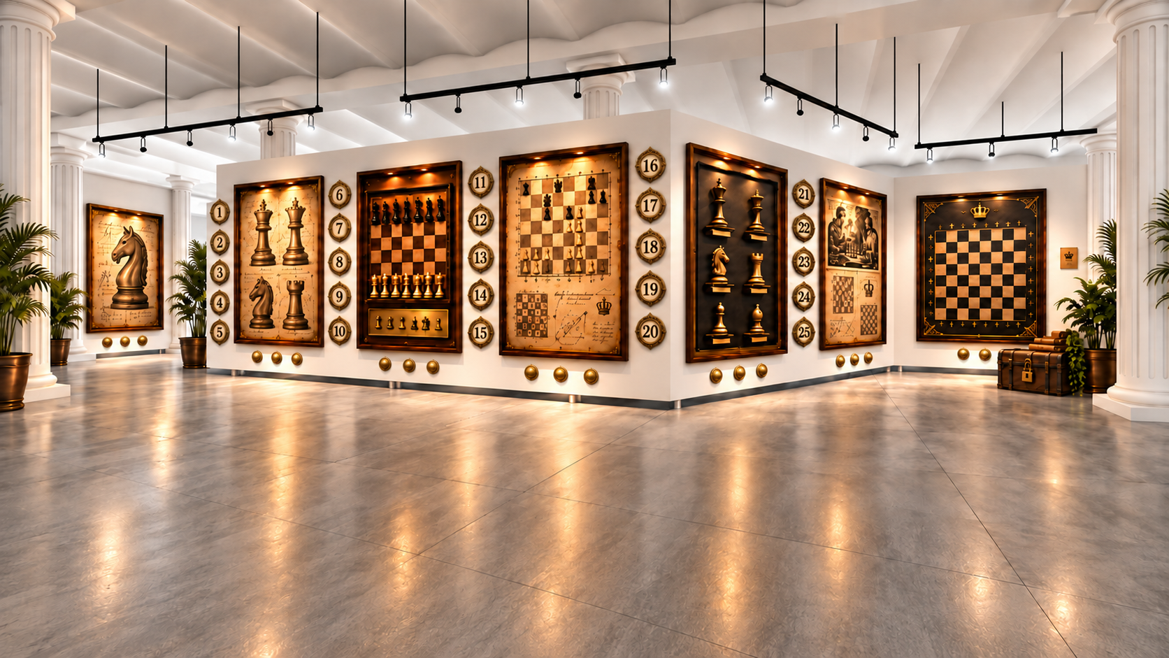 Chess escape room